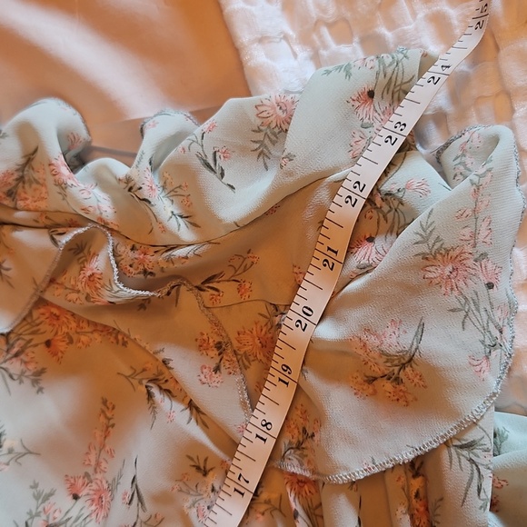 Dex Floral Midi Dress - Light Green - Picture 2 of 7